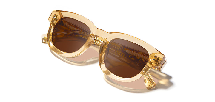 Butter*Mushroom*Brown + Butter*Mushroom*Brown Polarized | Shwood McKay Acetate Sunglasses Butter