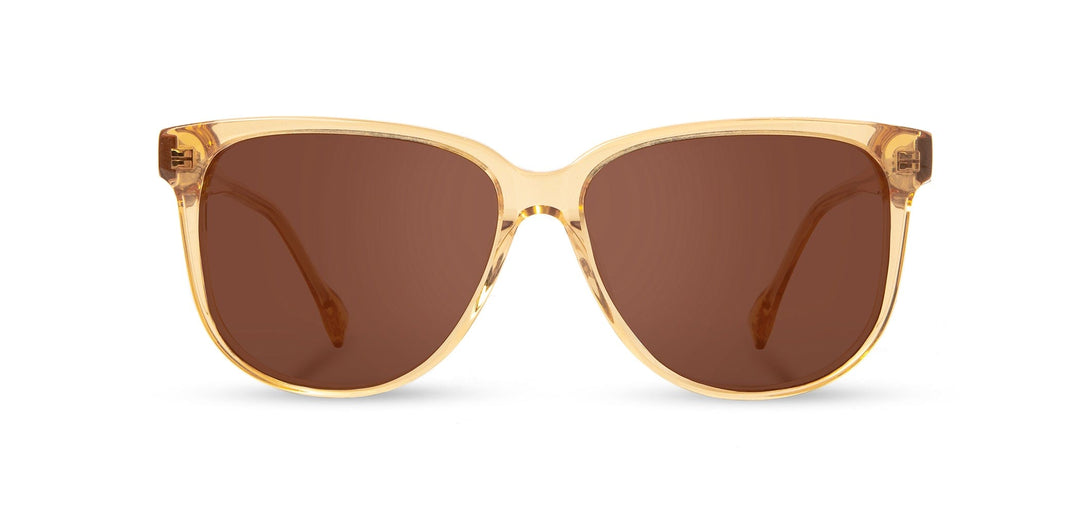 Butter*Rose Flower*Brown Polarized | Shwood Mckenzie Acetate Sunglasses Butter