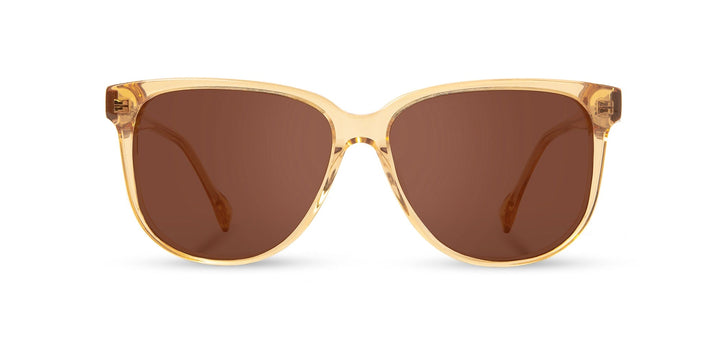 Butter*Rose Flower*Brown Polarized | Shwood Mckenzie Acetate Sunglasses Butter