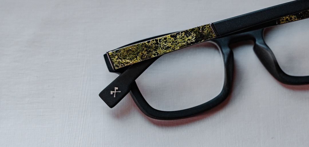 Matte Black*Moss*frames only | Shwood Perry Acetate RX Eyeglasses