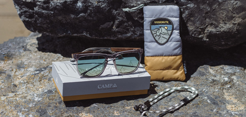 Slate*Engraved Walnut*Basic Polarized Sky + Slate*Engraved Walnut*HD Plus Polarized Sky | CAMP Ridge Yosemite Sunglasses