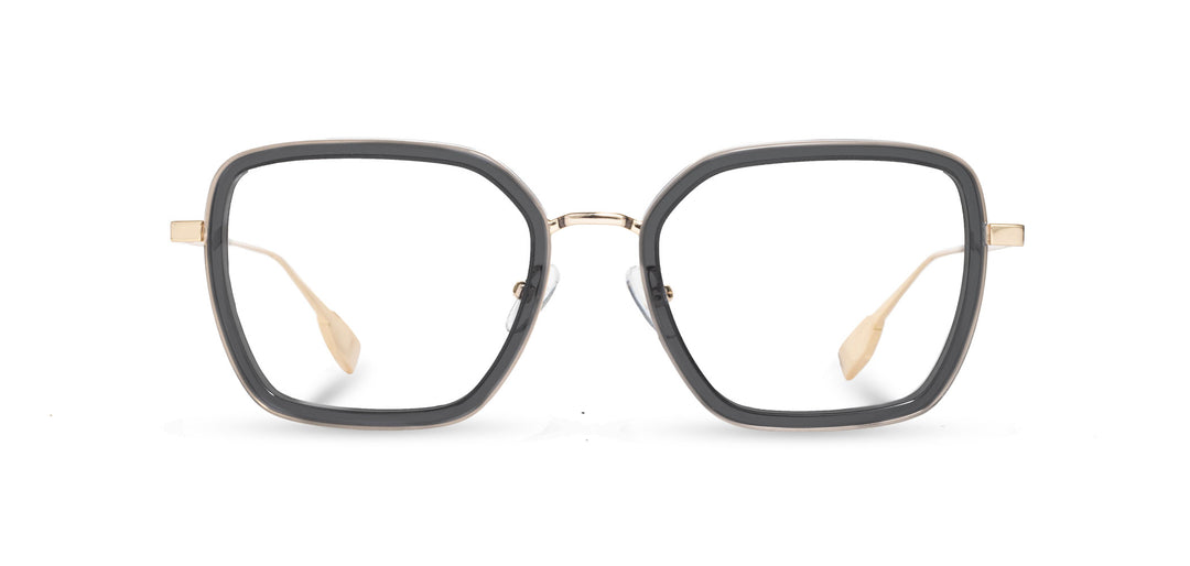 Smoke*Walnut*frames only | Shwood Sophie Metal RX Eyeglasses Smoke