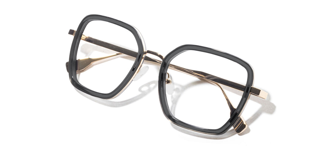 Smoke*Walnut*frames only | Shwood Sophie Metal RX Eyeglasses Smoke