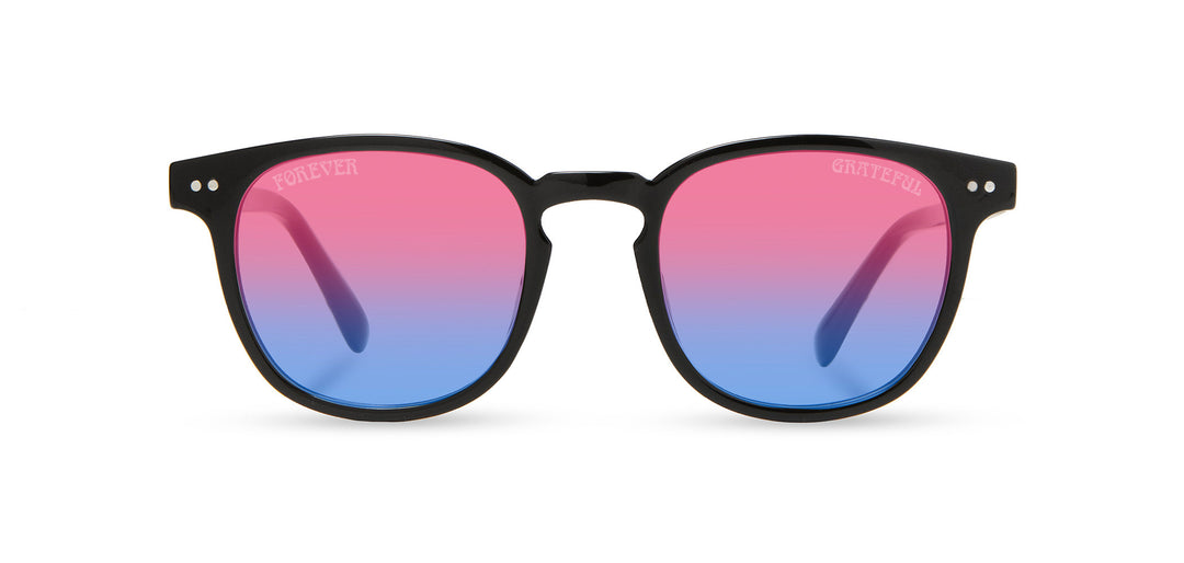 Black*Walnut*Basic Polarized Sunset + Black*Walnut*HD Plus Polarized Sunset + Black*Walnut*rx | CAMP Topo Black Grateful Dead Stealie Sunglasses