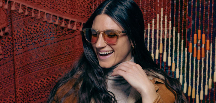 Desert*Walnut*Basic Polarized Sunrise + Desert*Walnut*HD Plus Polarized Sunrise + Desert*Walnut*rx | CAMP Topo Desert Grateful Dead Bears Sunglasses