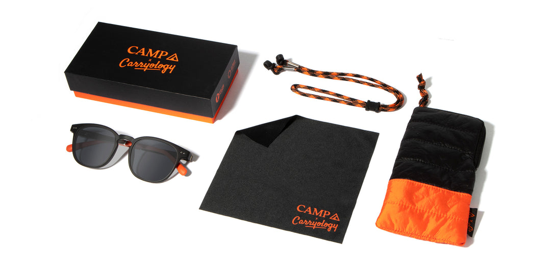 Matte Black*Engraved Ebony*HD Plus Polarized Grey | CAMP Topo Carryology Sunglasses