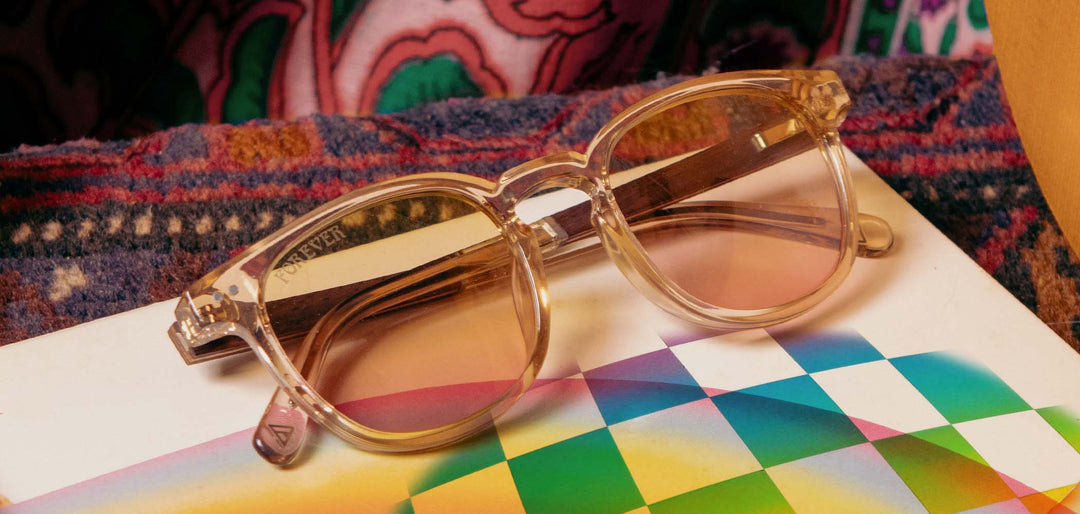 Desert*Walnut*Basic Polarized Sunrise + Desert*Walnut*HD Plus Polarized Sunrise + Desert*Walnut*rx | CAMP Topo Desert Grateful Dead Bears Sunglasses