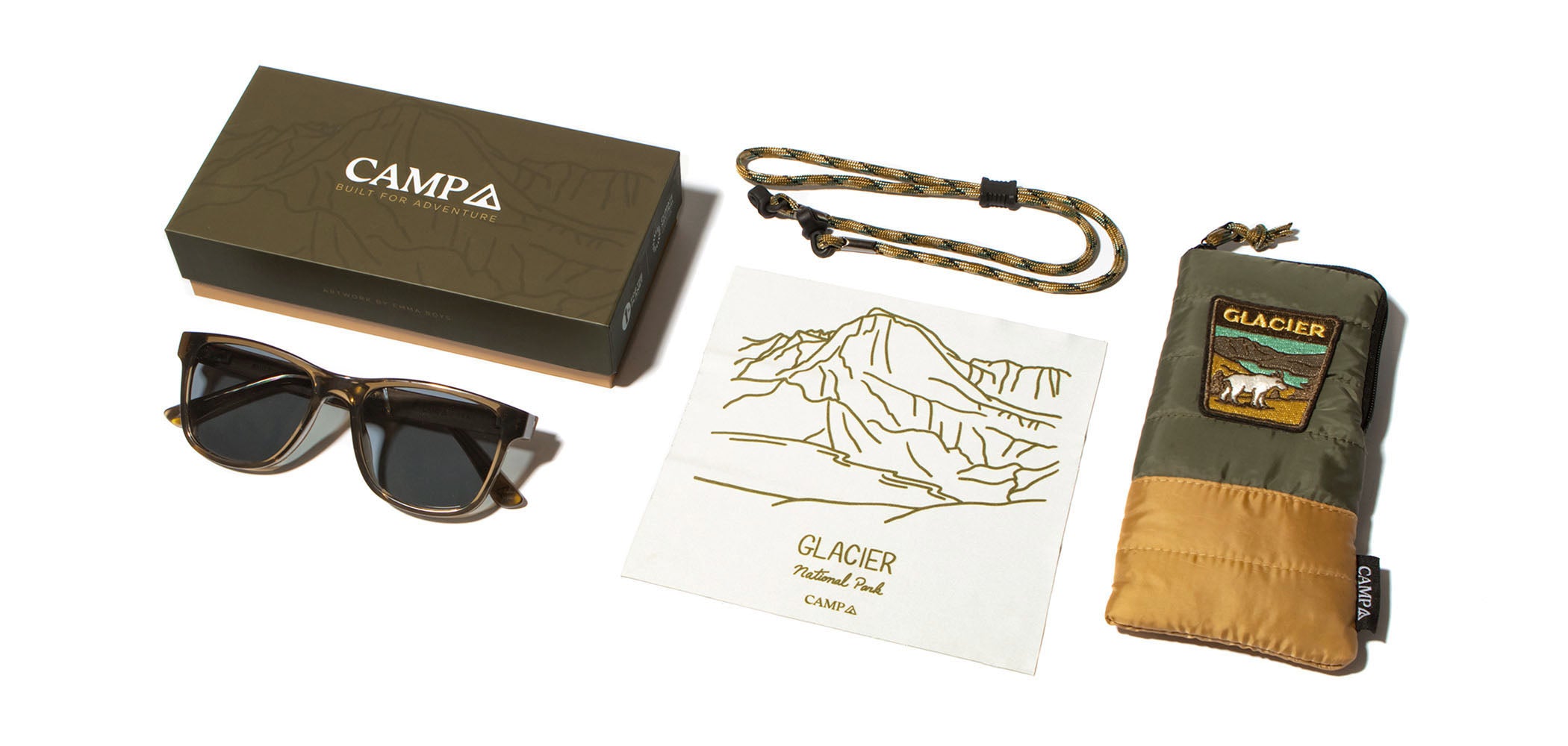 CAMP Trail Sunglasses - Glacier National Park Edition – Shwood Eyewear