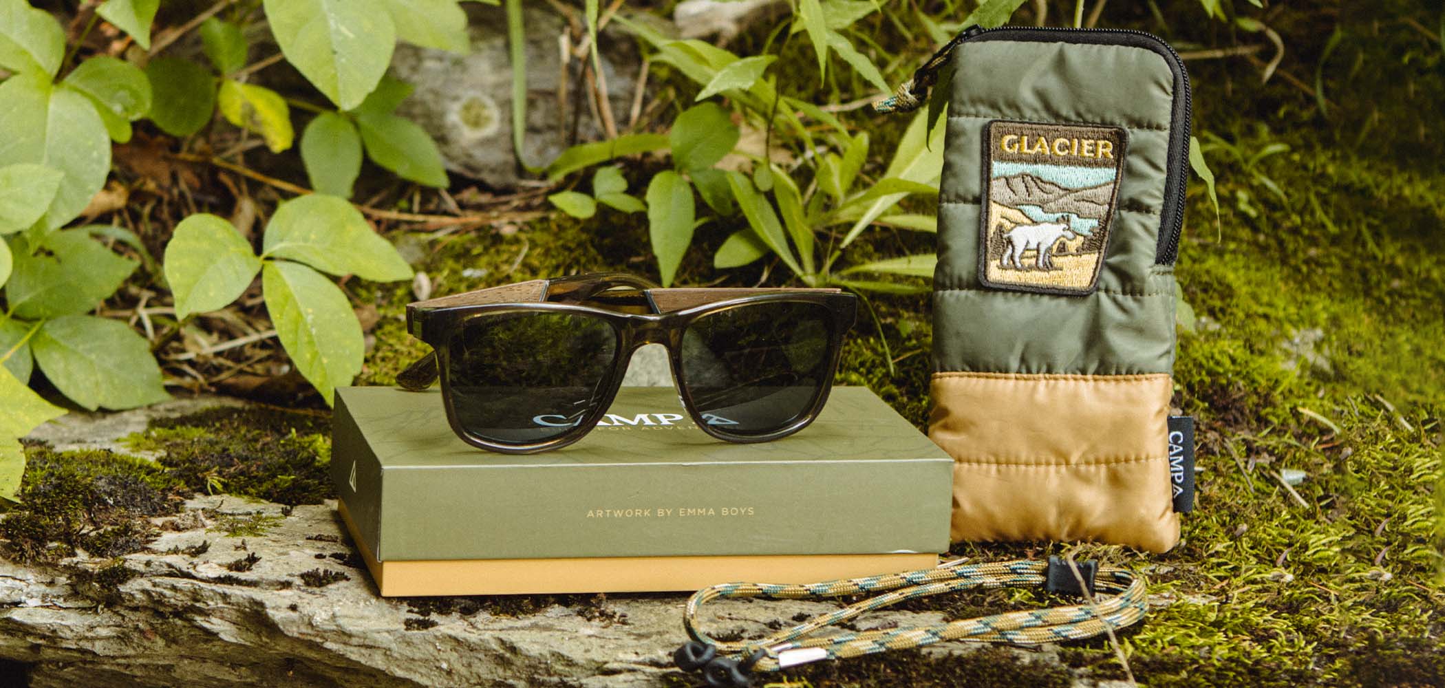 CAMP Trail Sunglasses - Glacier National Park Edition – Shwood Eyewear