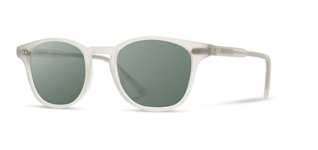 Bone*G15 Polarized | Shwood Kennedy Acetate Sunglasses Bone