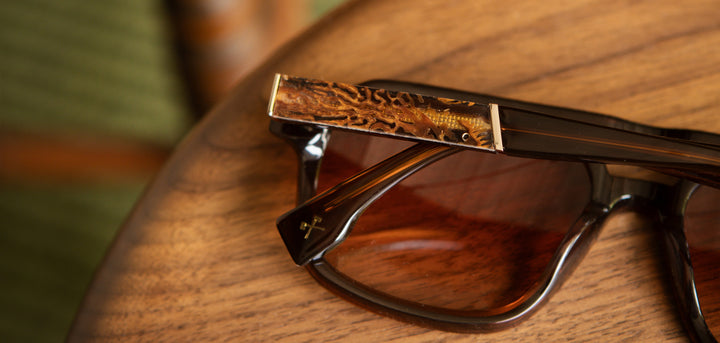 Rust*Mushroom*Amber Fade + Rust*Mushroom*Amber Fade Polarized | Shwood Auburn Acetate Sunglasses Rust