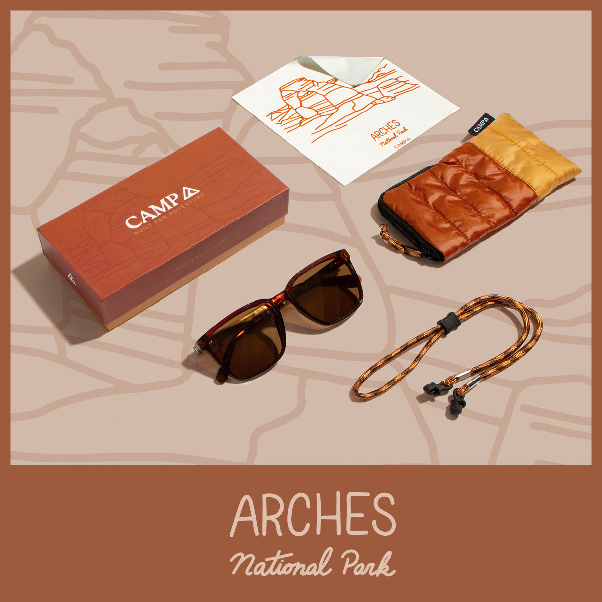 Arches National Park sunglasses bundle