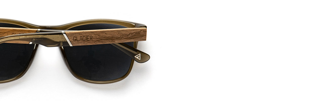 Trail Moss Glacier National Park sunglasses