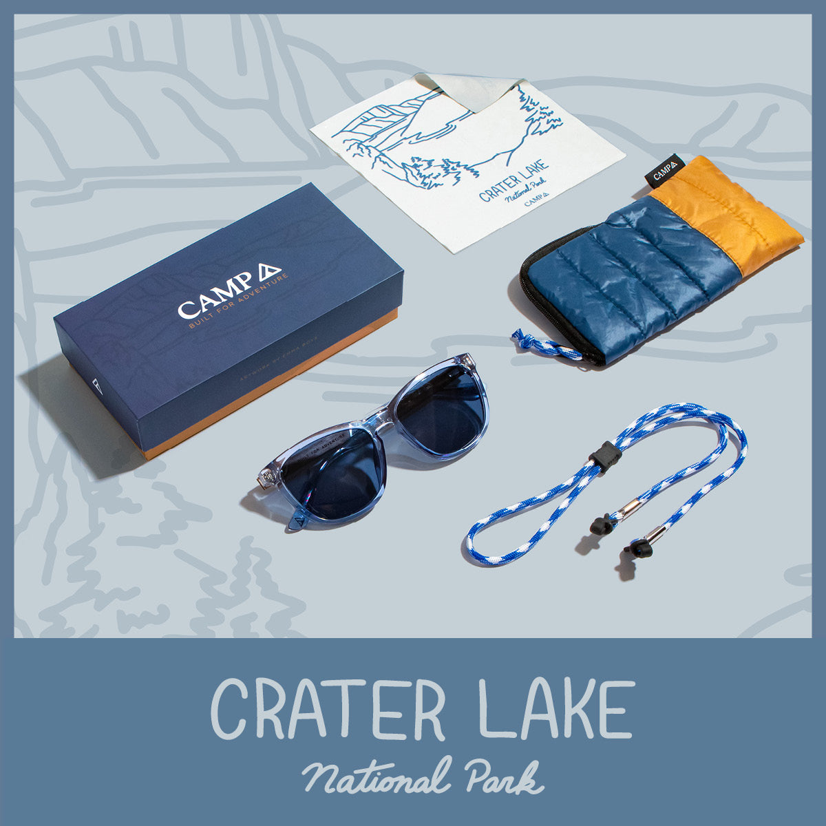 Crater Lake National Park sunglasses bundle