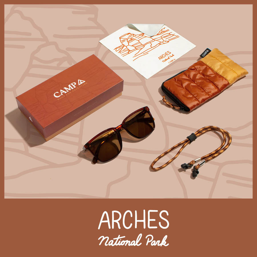 Arches National Park sunglasses collection
