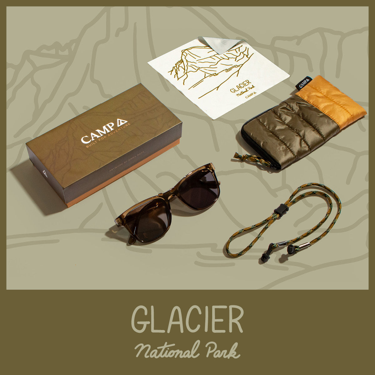 Glacier National Park sunglasses bundle