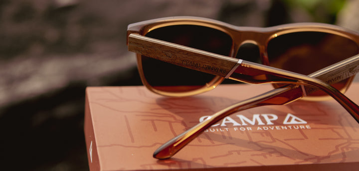 Sienna*Engraved Walnut*Basic Polarized Brown + Sienna*Engraved Walnut*HD Plus Polarized Brown | CAMP Trail Grand Canyon Sunglasses