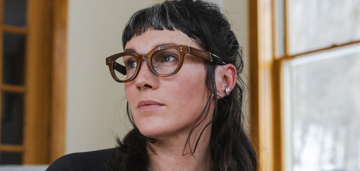 Dark Mushroom*frames only | Shwood Morgan Stabilized RX Eyeglasses
