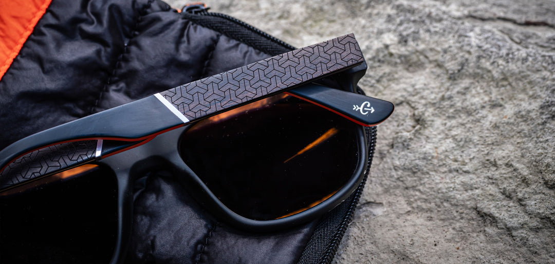 Matte Black*Engraved Ebony*HD Plus Polarized Grey | CAMP Trail Carryology Sunglasses