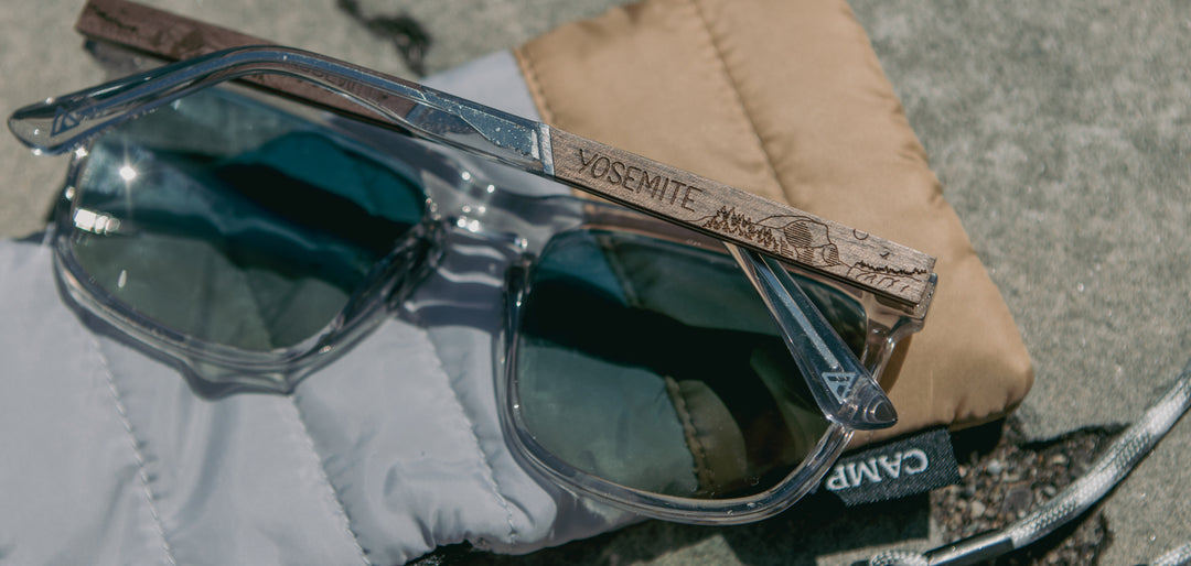 Slate*Engraved Walnut*Basic Polarized Sky + Slate*Engraved Walnut*HD Plus Polarized Sky | CAMP Ridge Yosemite Sunglasses