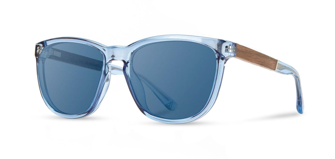 Lake*Walnut*Basic Polarized Blue + Lake*Walnut*HD Plus Polarized Blue | CAMP Arrowcrest Lake Sunglasses