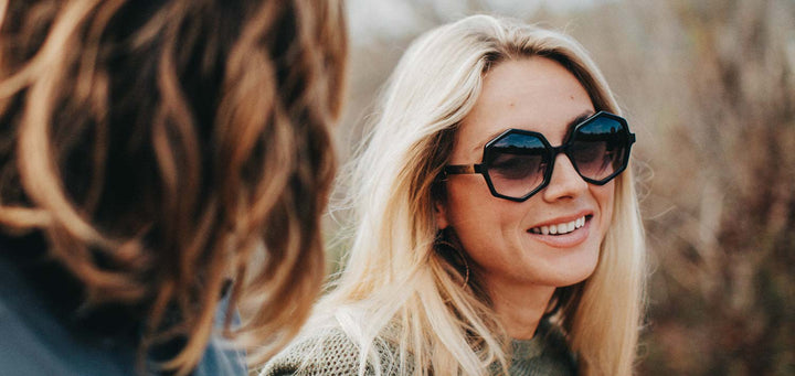 Black*Elm Burl*Grey Polarized | Shwood Aurora Acetate Sunglasses Black