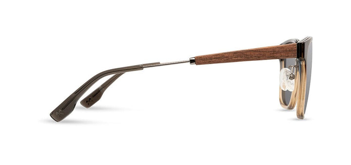 Harbor Fade*Ebony*Grey Polarized | Shwood Baker Acetate Sunglasses Harbor Fade
