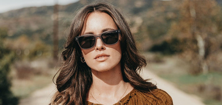 Matte Smoke*Elm Burl*Lite Grey + Matte Smoke*Elm Burl*Lite Plus Polarized Grey | Shwood Canby ACTV Sunglasses Matte Smoke