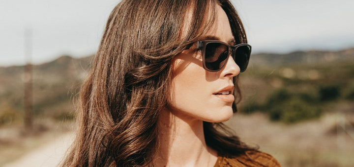 Matte Smoke*Elm Burl*Lite Grey + Matte Smoke*Elm Burl*Lite Plus Polarized Grey | Shwood Canby ACTV Sunglasses Matte Smoke