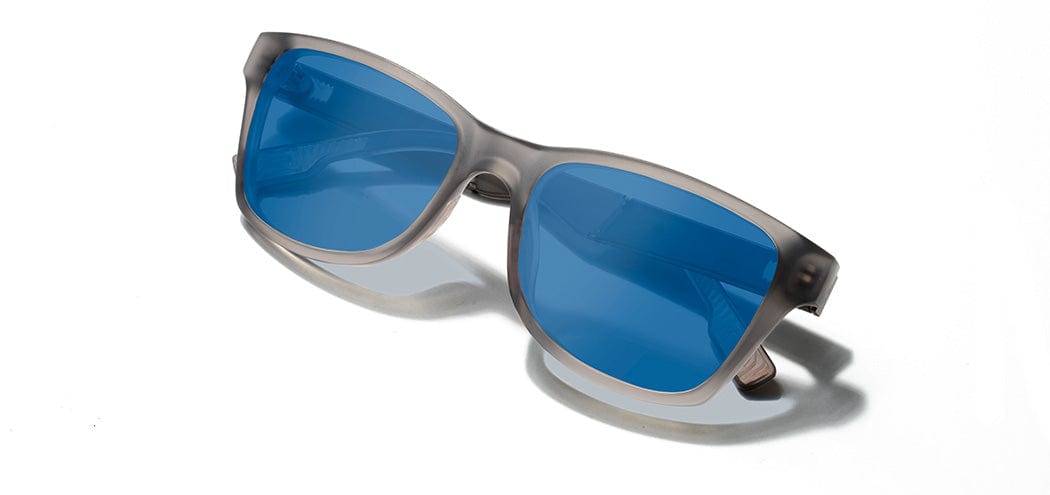 Matte Smoke*Elm Burl*Lite Plus Polarized Blue Flash | Shwood Canby ACTV Sunglasses Matte Smoke