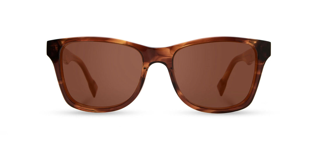 Bourbon*Elm Burl*Brown + Bourbon*Elm Burl*Brown Polarized | Shwood Canby XL Acetate Sunglasses Bourbon