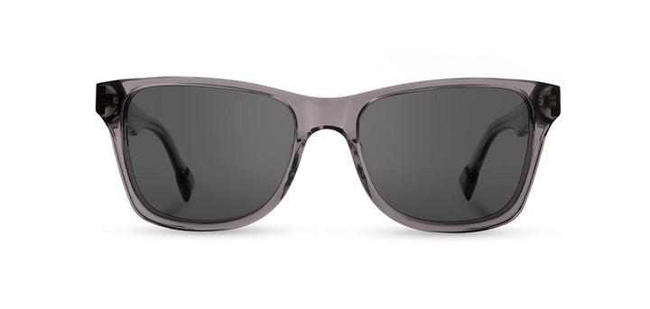 Smoke*Elm Burl*Grey + Smoke*Elm Burl*Grey Polarized | Shwood Canby XL Acetate Sunglasses Smoke