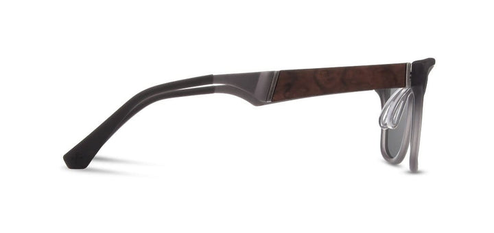 Matte Smoke*Elm Burl*Lite Grey + Matte Smoke*Elm Burl*Lite Plus Polarized Grey | Shwood Canby ACTV Sunglasses Matte Smoke