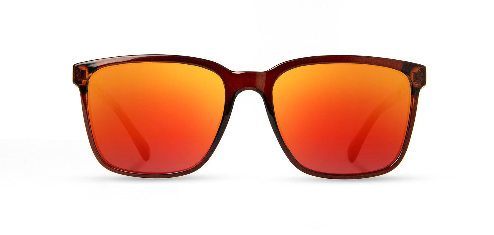 Ash Women's Square Sunglasses - Black Orange