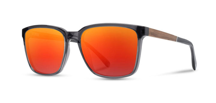 Fog*Walnut*HD Plus Polarized Solar Flash | CAMP Crag Fog Walnut Sunglasses