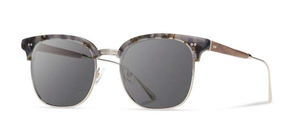 Tundra*Walnut*Grey + Tundra*Walnut*Grey Polarized | Shwood Foster Acetate Sunglasses Tundra