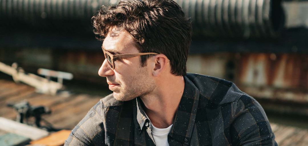 Walnut*Grey + Walnut*Grey Polarized | Shwood Francis Wood Sunglasses Walnut