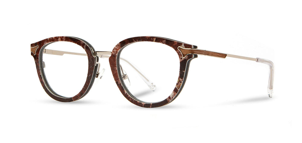 Ruby Marble*frames only + Ruby Marble*rx | Shwood Melrose Marble RX Eyeglasses Ruby Marble