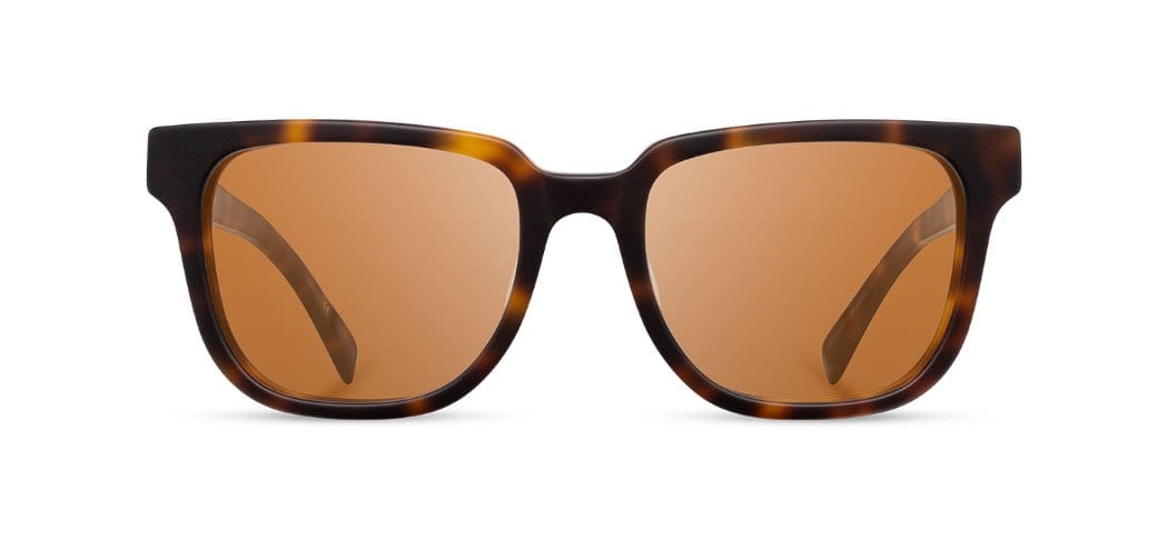 Matte Brindle*Elm Burl*Brown Polarized | Shwood Prescott Acetate Sunglasses Matte Brindle