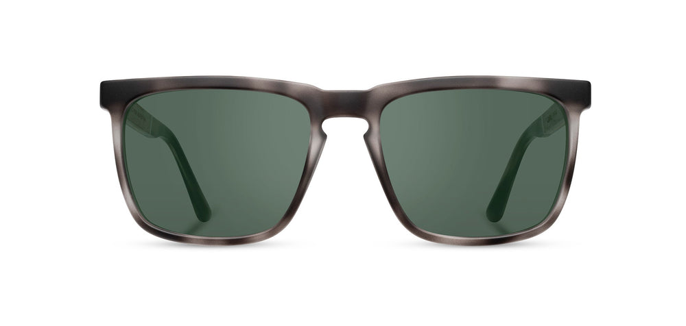 Matte Pearl Grey*Walnut*Basic Polarized G15 + Matte Pearl Grey*Walnut*HD Plus Polarized G15 | CAMP Ridge Matte Pearl Grey Walnut Sunglasses