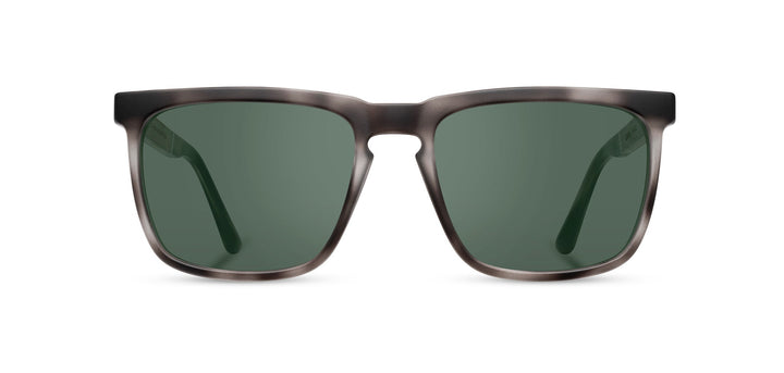 Matte Pearl Grey*Walnut*Basic Polarized G15 + Matte Pearl Grey*Walnut*HD Plus Polarized G15 | CAMP Ridge Matte Pearl Grey Walnut Sunglasses