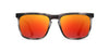Matte Pearl Grey*Walnut*HD Plus Polarized Solar Flash | CAMP Ridge Matte Pearl Grey Walnut Solar Flash Sunglasses