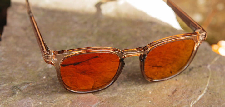 Desert*Walnut*HD Plus Polarized Solar Flash | CAMP Topo Desert Sunglasses