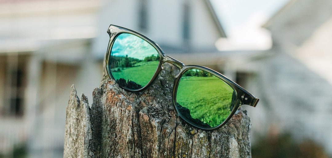 Fern*Walnut*HD Plus Polarized Green Flash | CAMP Topo Fern Walnut Sunglasses