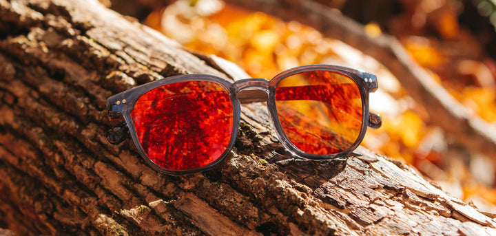 Fog*Walnut*HD Plus Polarized Solar Flash | CAMP Topo Fog Walnut Sunglasses