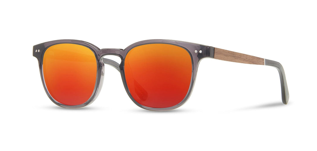 Fog*Walnut*HD Plus Polarized Solar Flash | CAMP Topo Fog Walnut Sunglasses