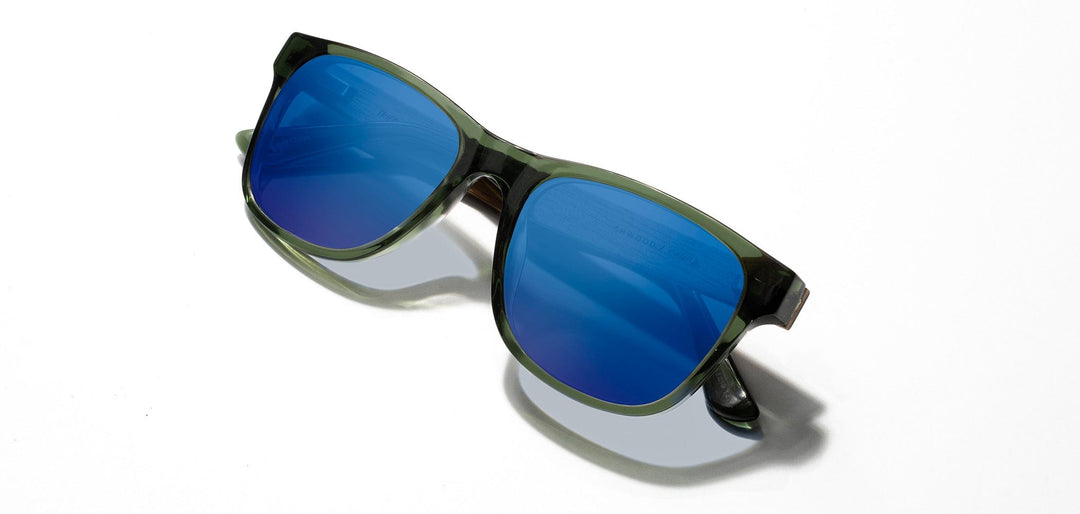 Fern*Walnut*HD Plus Polarized Blue Flash | CAMP Trail Fern Walnut Blue Flash Sunglasses