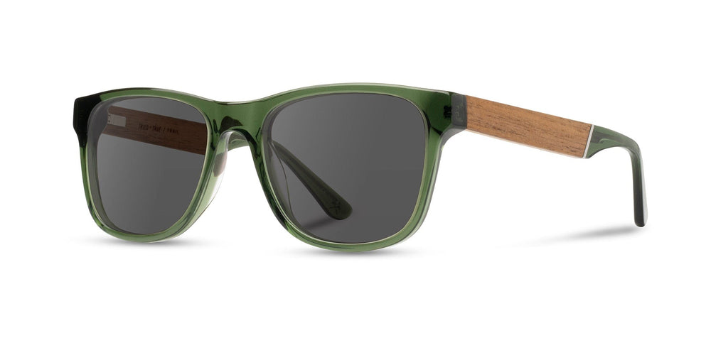 Fern*Walnut*Basic Polarized Grey + Fern*Walnut*HD Plus Polarized Grey | CAMP Trail Fern Walnut Grey Sunglasses