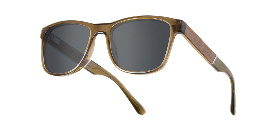 Moss*Walnut*Basic Polarized Grey + Moss*Walnut*HD Plus Polarized Grey | CAMP Trail Moss Sunglasses