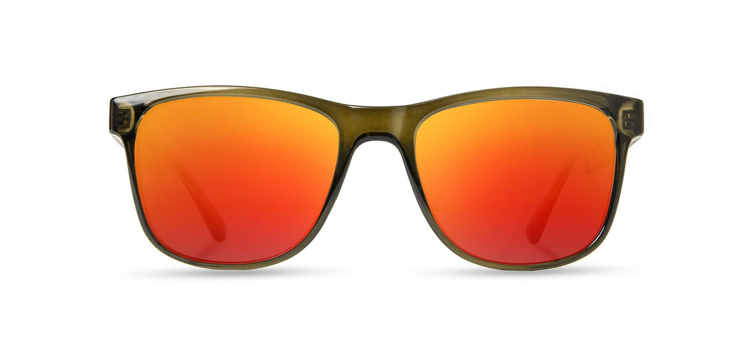 Moss*Walnut*HD Plus Polarized Solar Flash | CAMP Trail Moss Sunglasses